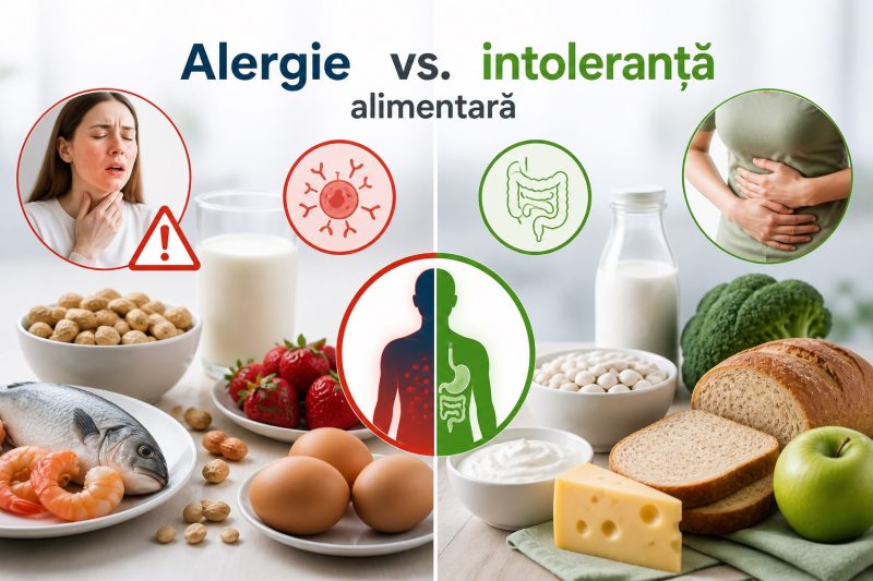 Alergie vs. intoleranță alimentară